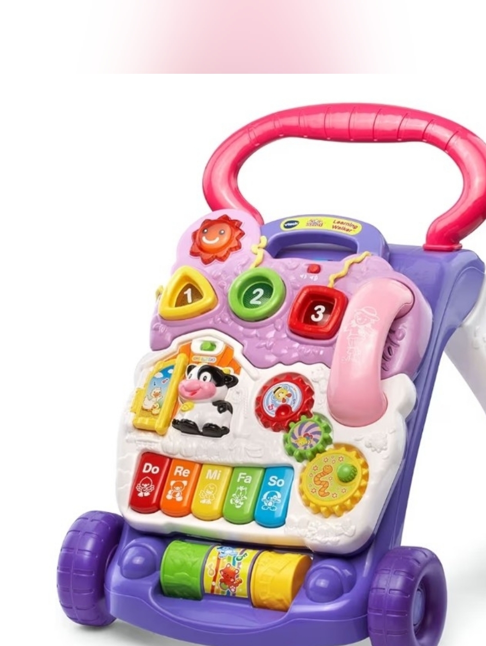 VTech Sit-to-Stand Learning Walker (Frustration Free Packaging), Lavender
